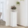 vidaXL Plant Stand White Engineered Wood Tall Stylish Design