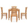 vidaXL Garden Dining Set Natural Teak Teak Wood Durable