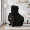 vidaXL Stand Up Massage Recliner Chair Black Fabric, metal, plywood