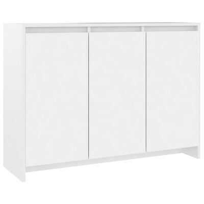vidaXL Sideboard White 40.2"x13"x29.5" Engineered Wood