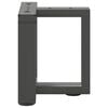vidaXL Coffee Table Leg Anthracite Powder-coated steel Standard