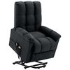vidaXL Stand Up Massage Chair Dark Grey Polyester, Plywood, Iron, PP Cotton