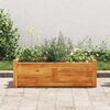 vidaXL Raised Bed Warm Rustic Acacia Wood Large Raised Bed Rectangular