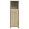 vidaXL Bathroom Furniture Set Sonoma Oak Engineered Wood Large Modern