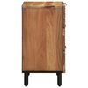 vidaXL Bedside Cabinet with Drawer Brown 19.69 x 12.99 x 24.41 in