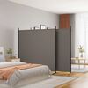 vidaXL 4-Panel Room Divider Anthracite 274.8"x70.9" Fabric