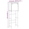 vidaXL Storage Rack Blue Iron, Non-woven fabric (100% polyester) Medium