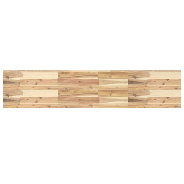 vidaXL Floating Shelf Natural Wood Solid Acacia Wood 47.2 in x 11.8 in