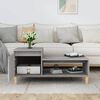 vidaXL Coffee Table Gray Sonoma Engineered wood Medium Coffee Table
