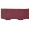 vidaXL Awning Valance Burgundy 2.3 x 0.2 m Canvas