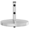 vidaXL Parasol Base Silver Stainless steel, concrete Large Parasol Base