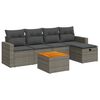 vidaXL Garden Sofa Set Grey PE Rattan Large Modular Garden Sofa Set