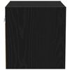 vidaXL TV Cabinet Set Black 11.81 x 11.22 x 11.81 in Engineered Wood