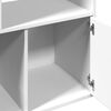 vidaXL Bookcase White Engineered Wood 27.6 x 14.2 x 74.4 in Bookcase