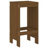 vidaXL Garden Bar Set Honey brown Solid pine wood Medium Minimalistic