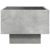 vidaXL Bedside Table Concrete gray Engineered wood Medium Bedside Table