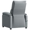 vidaXL Massage Chair Light grey Fabric (100% polyester), metal, plywood