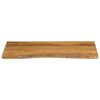 vidaXL Table Top 43.3"x23.6"x1.5" Live Edge Solid Wood Mango