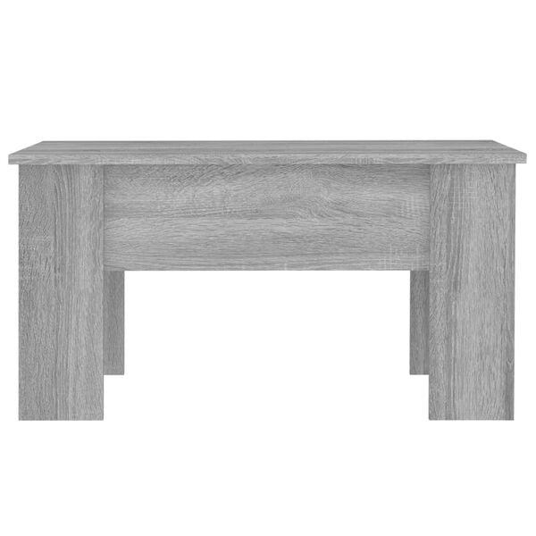 vidaXL Coffee Table Gray sonoma Engineered wood Compact