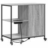 vidaXL Office Cabinet Grey sonoma 76 x 41 x 72 cm Engineered wood