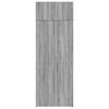 vidaXL Storage Cabinet Grey Sonoma 31.5x16.7x88.6" Engineered Wood