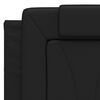 vidaXL Headboard Cushion Black