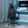 vidaXL Gaming Chair Black and Blue