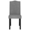 vidaXL Dining Chairs 6 pcs Light Gray Velvet