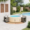 vidaXL Hot Tub Surround Grey