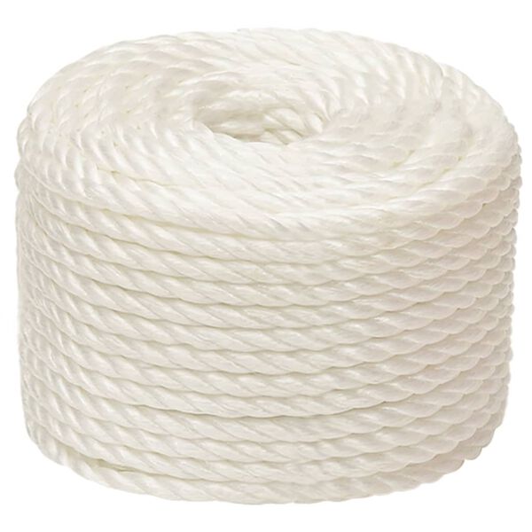 vidaXL Work Rope White 0.79 " 164.0 ' Polypropylene