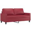 vidaXL Sofa Set Wine Red