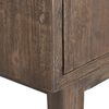 vidaXL Bedside Cabinet Brown Solid Teak Wood Medium Bedside Cabinet