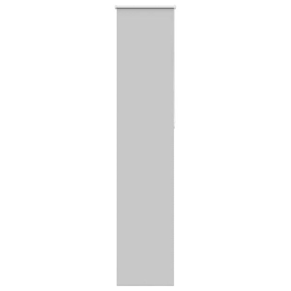 vidaXL Roller Shade Light grey 100% Polyester 21 x 82 in