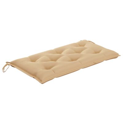 vidaXL Garden Bench Cushion Beige 39.4"x19.7"x 2.8" Fabric