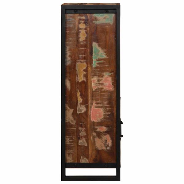 vidaXL Bathroom Cabinet Multicolor Solid reclaimed wood, iron Compact