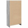 vidaXL Bookcase Grey sonoma Engineered wood Medium Bookcase