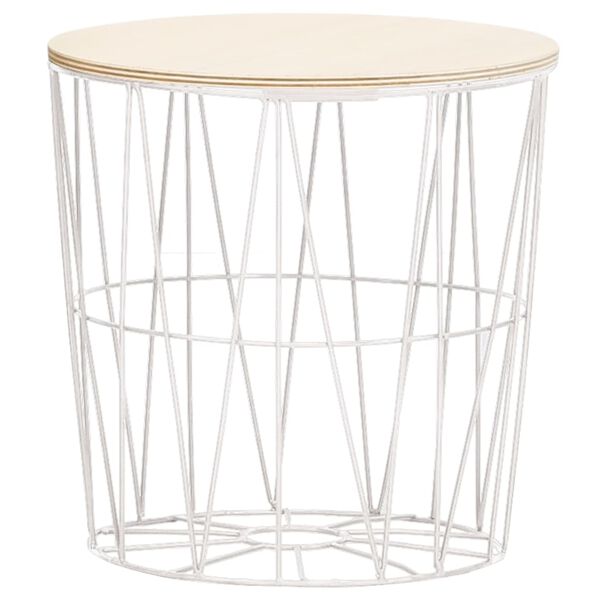 vidaXL Coffee Table 4 pcs White