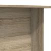 vidaXL Dining Table Sonoma oak 43.3" x 23.6" x 29.5" Engineered wood