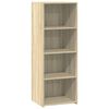 vidaXL Highboard Sonoma Oak Engineered Wood Medium Highboard
