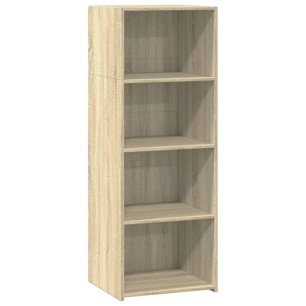 vidaXL Highboard Sonoma Oak Engineered Wood Medium Highboard