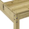 vidaXL Picnic Table Natural wood Treated pine wood Large Durable