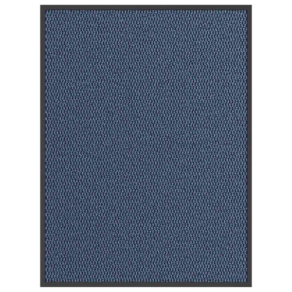 vidaXL Doormat Blue Polypropylene, PVC 35.4 x 47.2 in Non-slip Doormat