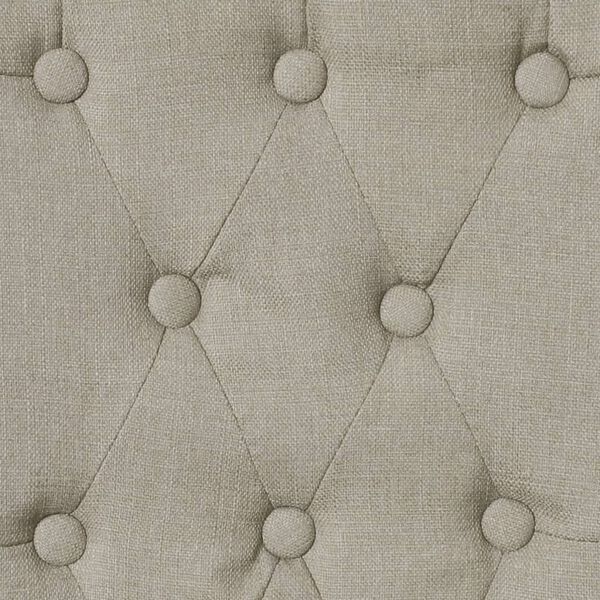 vidaXL Dining Chair Set of 2 Camel Polyester fabric, solid wood legs