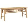 vidaXL Bench Brown 110 x 38 x 45 cm bamboo