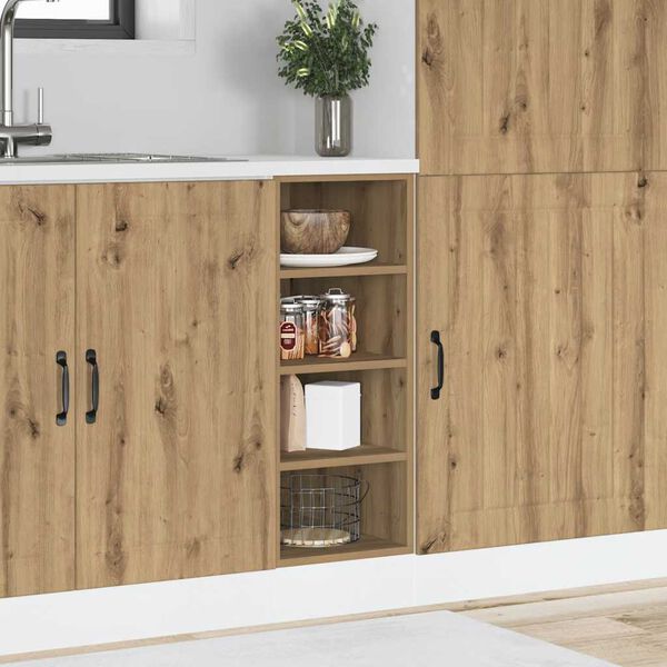 vidaXL Bottom Cabinet Artisan oak Engineered wood Compact