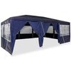 vidaXL Party Tent Blue 236.22 x 157.48 x 104.72 in Polyethylene