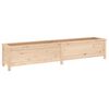 vidaXL Patio Raised Bed  199,5x40 x 15.4 " Solid Wood Pine