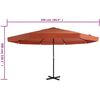 vidaXL Garden Parasol Terracotta