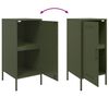 vidaXL Sideboard Olive green Cold-rolled steel 14.2x15.4x31.1 in