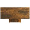 vidaXL Coffee Table Smoked Oak Engineered Wood 33.5 x 21.7 x 12.2 in